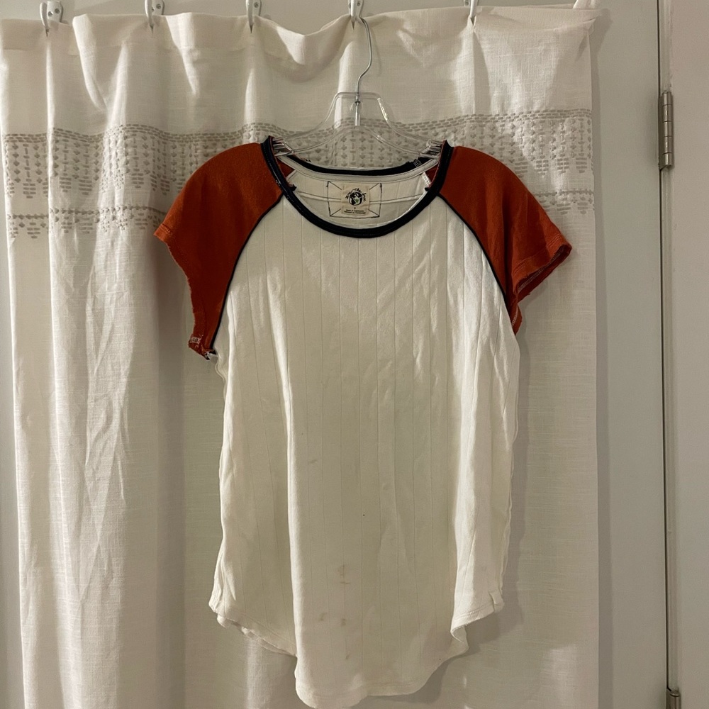 Free People Baseball Tee